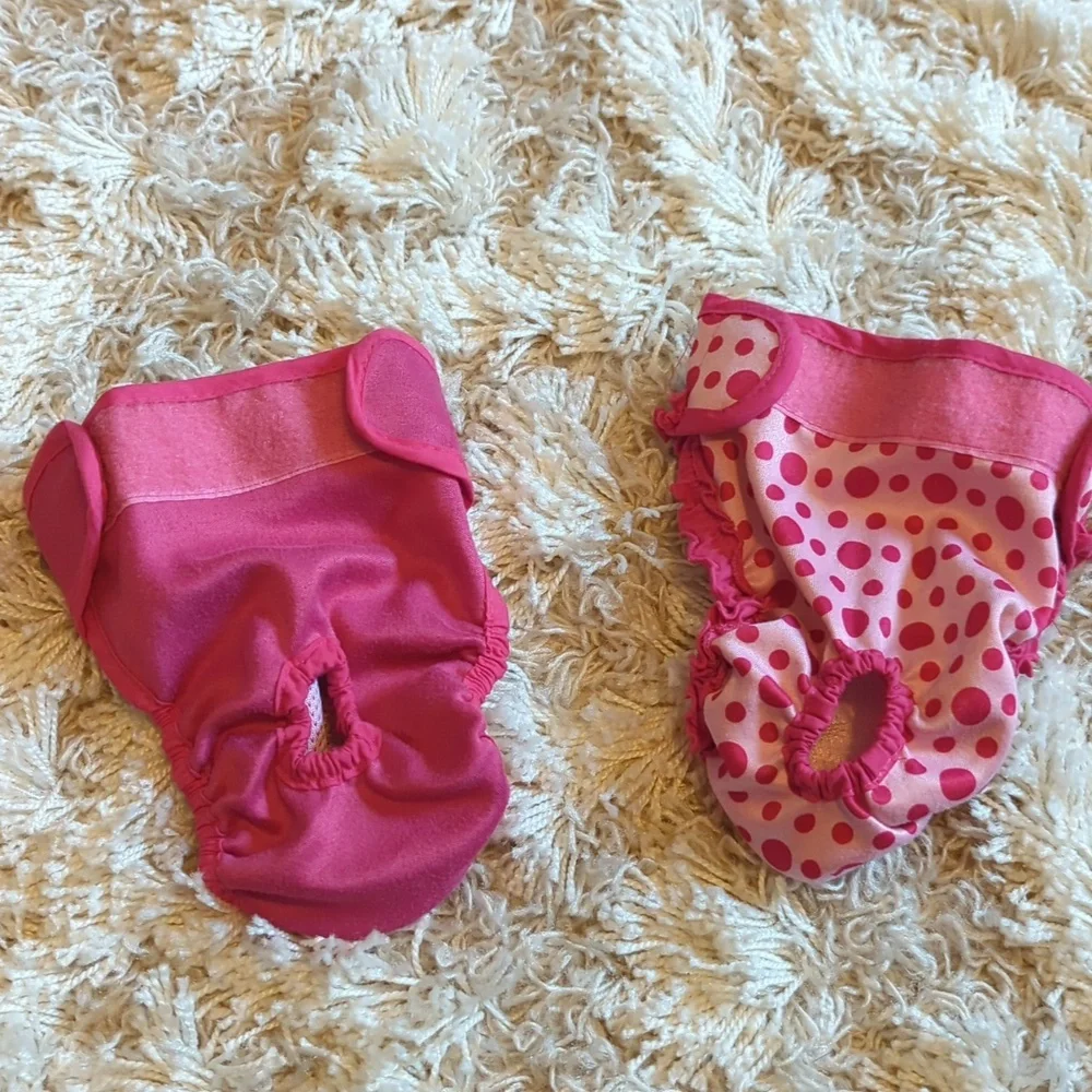 Dog reusable washable diapers period panties top paw